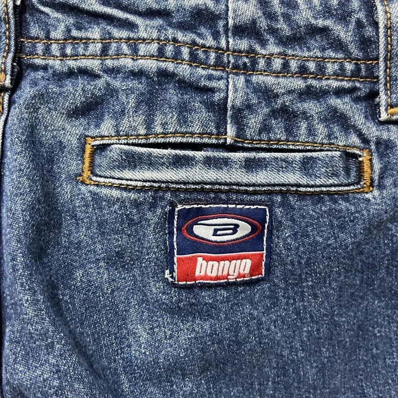 Vintage Bongo Women’s Jeans Blue Bootcut Sandblast Sz 1 26x31 - Picture 8 of 12
